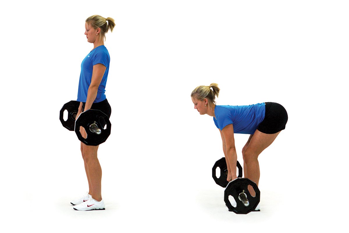 Barbell deadlift