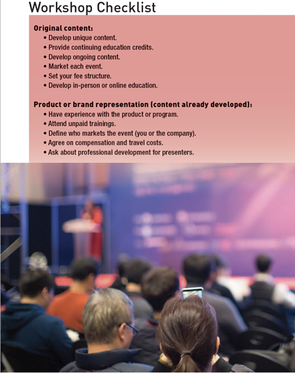 Fitness Workshop Checklist<br />

