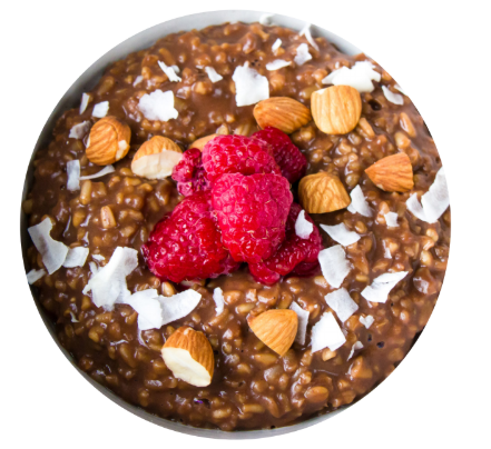mocha oatmeal for vegetarians