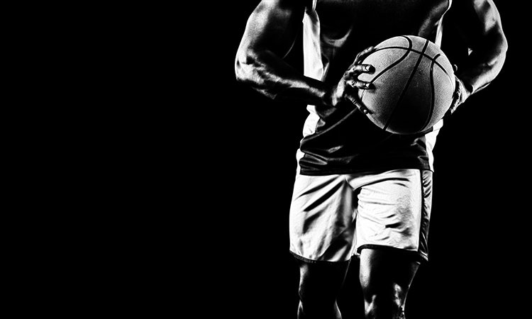 basketball player on the court
