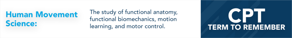 Human Movement Science - CPT Term