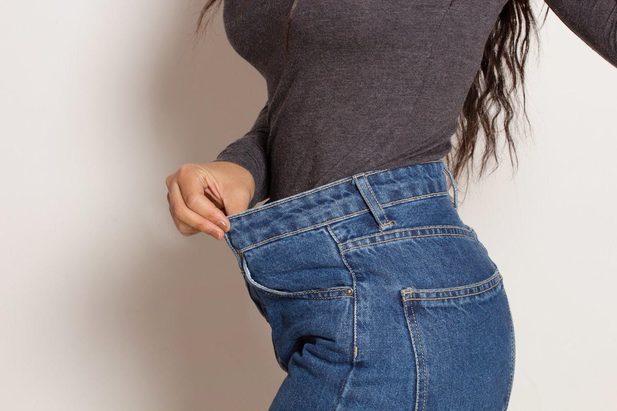 woman who has lost weight